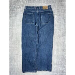 Mecca Jeans Mens 36x32 Blue Denim Baggy Relaxed Y2K Hip Hop Grunge Skater